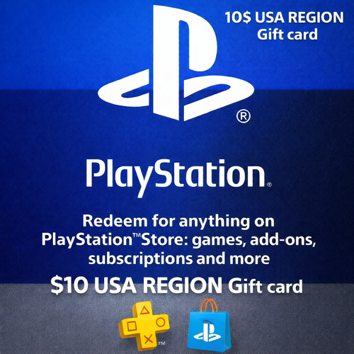 PSN USA  Gift Card – PlayStation Network Wallet Top-Up | Instant Digital Code for PS4 & PS5
